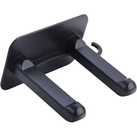 Nouveau support de toilette poinçonnage gratuit sèche-cheveux support sèche-cheveux étagère de rangement tenture murale salle de bain sèche support noir