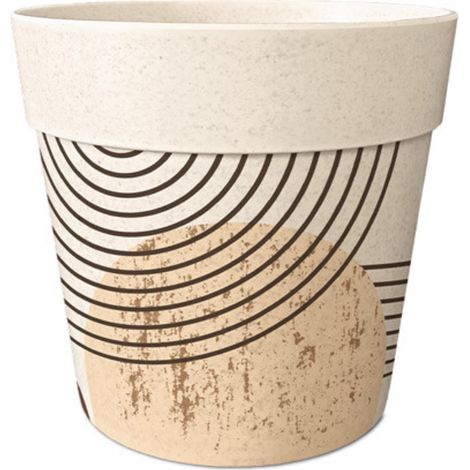 Cache-pot en bambou motif graphique 8 cm (1/2)