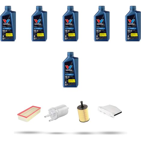 Kit tagliando 4 FILTRI e 6L OLIO compatibile con Vw Eos 3.2 V6 184Kw dal 2006 al 2009 (1/5)