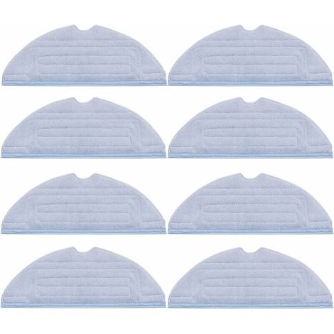 Lot de 8 lingettes de rechange pour Roborock S7 T7S T7S puls G10 accessoires, microfibre douce, lavable et réutilisable