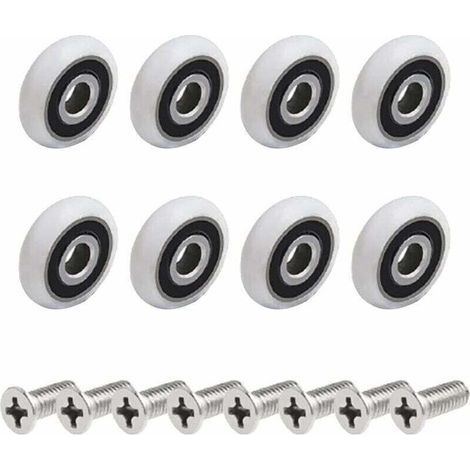 Rulli per box doccia (viti M5 da 19 mm) (1/4)