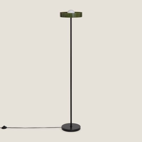 Lampadaire Elva en Métal et Verre Vert 1600 mm (1/5)