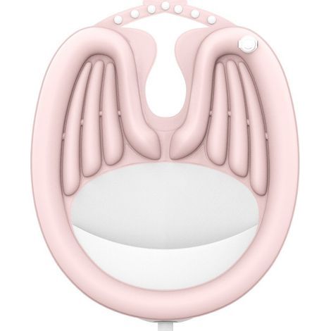 Lavabo portátil rosa, lavabo para champú doméstico, lavabo para lavar el cabello, lavabo inflable para lavar el cabello, lavabo de cama para lavar el cabello en casa (1/4)