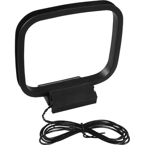 Antenna a loop AM a 2 pin con filo nudo per radio da interni, ricevitore stereo Bluetooth per home AV audio theater (1/2)