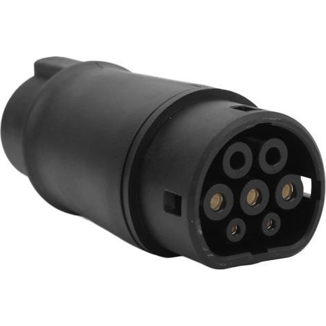 Adaptateur de Chargeur EV de Type 1 à Type 2 pour Véhicules Standard Américains vers Européens Protection IP54 (1/4)