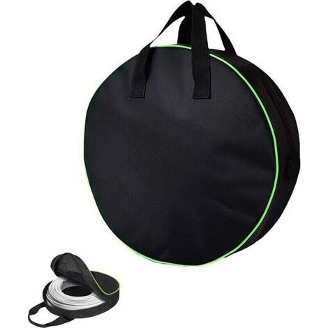 Sac de rangement pour câbles de recharge voiture électrique – 40 x 13 cm, noir, compatible Type 1 & Type 2, avec compartiments organisés (1/4)