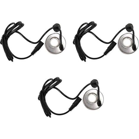 Trois atomiseurs ultrasoniques en aluminium, parfaits pour les fontaines, bassins, rocailles, aquariums, vases et bains d'oiseaux. Débit de brume : 350 ml/h. Format mini, diamètre : 20 mm. (1/5)