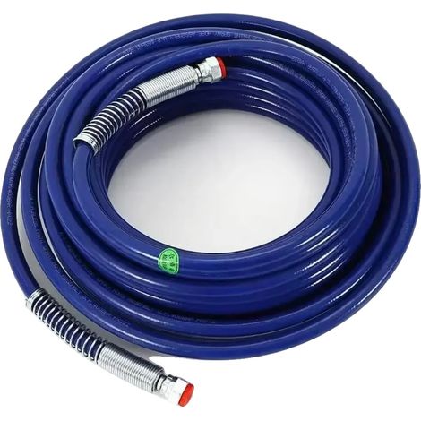 Tubo flessibile ad alta pressione per irrorazione, lungo 15 m, diametro 1/4 di pollice, pressione 3300 PSI, materiale in fibra di acciaio, design flessibile. (1/5)