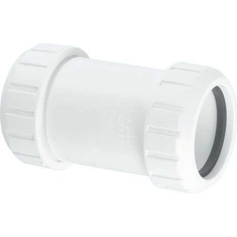 McAlpine T18L 1½" Surefit Straight Connector (1/2)