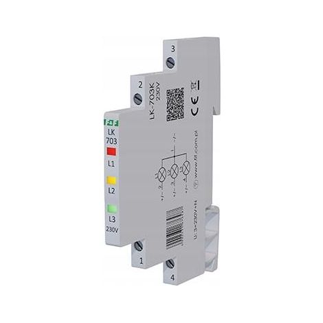 Dispositivo di comando ff lk-703k 3x230 V+N guida 35 mm