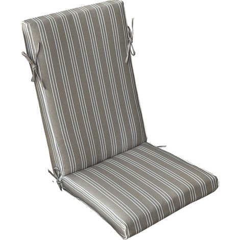 KING - cuscino medio con doppia cucitura idrorepellente a righe (1/2)