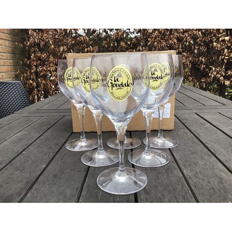Lot de 6 verres La Goudale - 25 cl - Verres à bière neufs