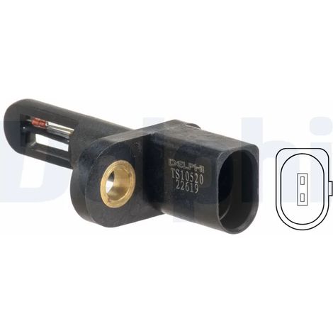 Capteur, température de l'air d'admission Delphi Technologies TS10520 AUDI