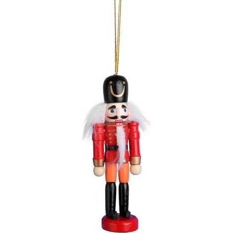 Colgante de figura de madera de Cascanueces de 12,5 cm, n.º 1 (1/3)