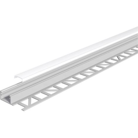 EVN Lichttechnik Alu-Profil m. Abdeckung opal, 2m APFL1AM200 (1/3)