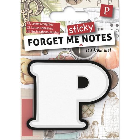 Dimenticami i post-it con la lettera P