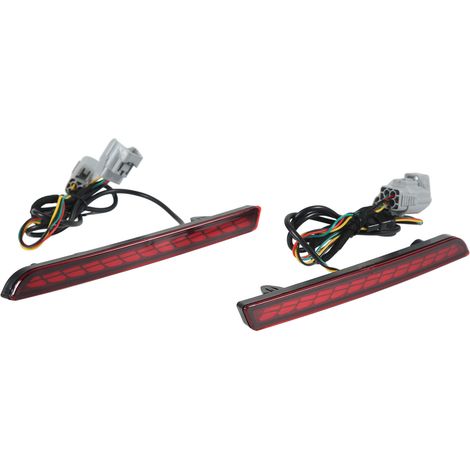 Feux de pare-chocs arrière DC 12V, kit gauche et droite pour Sienna 2021-2023, éclairage de bouclier LED, ampoules de signalisation, ensemble de 2 pièces. (1/5)