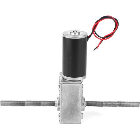 24V Doppelwellen-Metallgetriebe Turbo-Schneckengetriebemotor M8 Rechtsgewinde (290) (1/5)