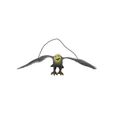 Vogelabwehr für Garten und Hof, hängende Vogelabwehr, Adlerornament, Außendekoration aus künstlichem Adler