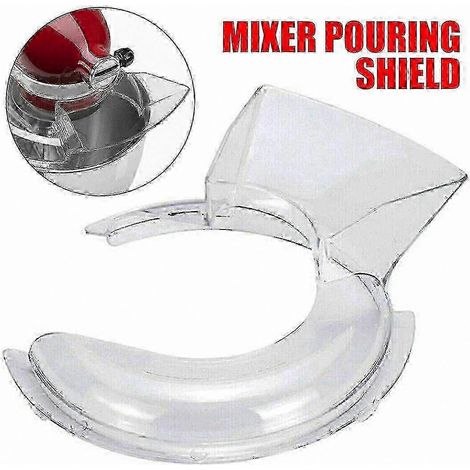 Couvercle anti-éclaboussures pour robot pâtissier sur socle de 4,5 et 5 pintes, compatible avec les modèles KSM500PS et KSM450P. (1/3)