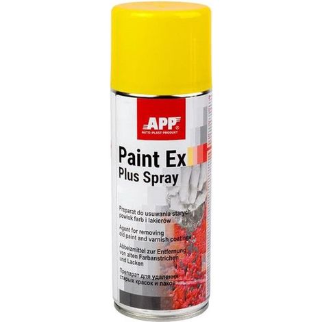 Décapant professionnel peinture et vernis - Pour métal, verre, bois - APP Paint Ex Plus Spray