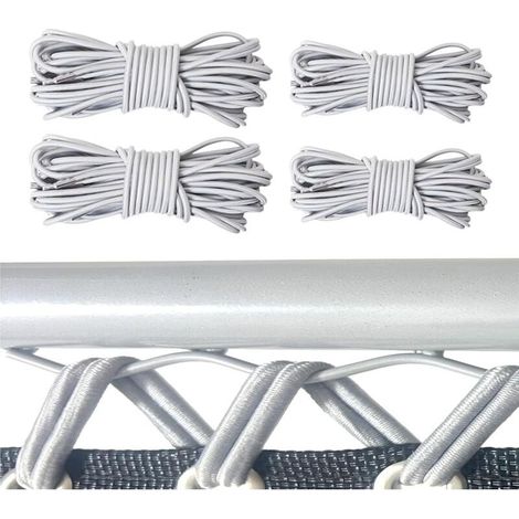 Ersatz-Gummiseile (4 Stück), geeignet für Gartenliegen, Gartenstühle, Deckstühle, Strandstühle, Terrassenstühle und andere Stühle. (1/4)