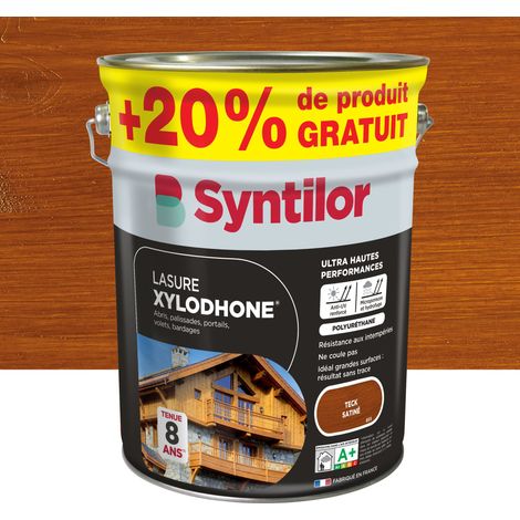 Lasure Xylodhone Syntilor 5L+20% Teck Satiné
