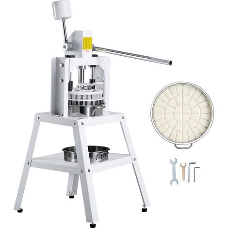 Diviseuse de pâte manuelle, 40 pièces, coupe-pâte à pression verticale de 30 g à 140 g avec plateau et lame en acier inoxydable 304, machine à pain pour boulangerie, restaurant, commercial (1/5)
