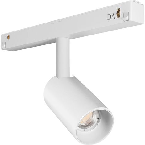 Proyector carril 48V tilt CRETE1 LED COB 6.60W 640lm CRI90 2700K 20º Blanco