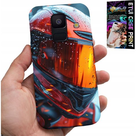 Funda para Samsung A6 2018 - motocicleta, casco de motocicleta FAN para motociclista (1/5)