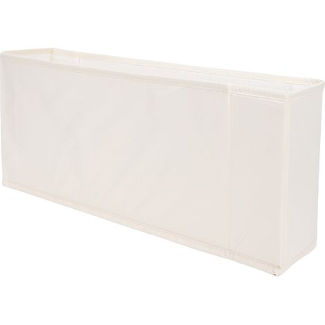 Panier Rangement Étroit 600D Tissu Oxford Étanche Rectangulaire – Organisateur Placard avec Poignée Étagères 47x10x20cm/18.5x3.9x7.9in (1/5)
