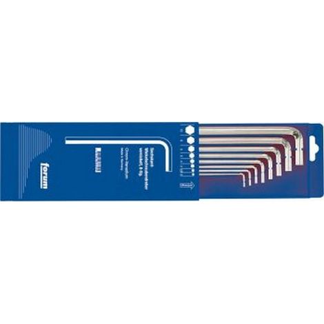 Keyset Piegato A 6 Punto, Versione Lunga, In Guaina Di Plastica Scorrevole, 8 Parti Contenuto: 2 2.5 3 4 5 6 8 10 Millimetri