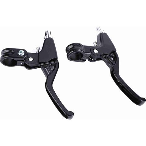 Paar Bremshebel aus Aluminiumlegierung für Mountainbikes (schwarz) (1/5)