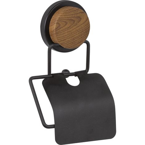OKY Toilettenpapierhalter mit Holzdeckel
