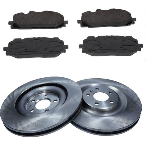 KIT FRENI ANTERIORI compatibile con AUDI Q7 (4MB,4MG) - DISCHI + PASTIGLIE OEM: FDB4967 / 18569 , 18671 , 18685 , 18672 /SOSTITUZIONE DIRETTA/BASSA POLVERE/SILENZIOSO