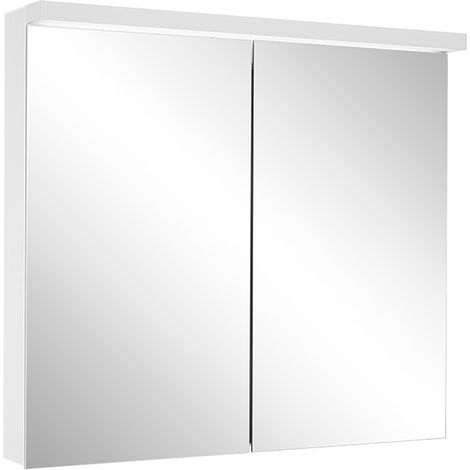 Armario con espejo iluminado Schneider BORDO TW LED, 1 puerta con