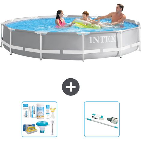 Prism Frame Pool Rund - 366x76 cm - 3-teilig S41941 (1/3)