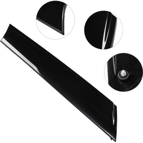 Cubierta del pilar izquierdo del parabrisas, moldura negra 51137272583 para Cooper R55 R56 R57 - Crezuo