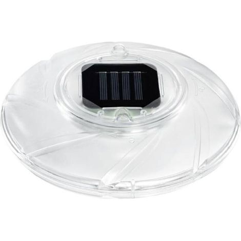 Lampe solaire flottante pour piscine, panneau solaire intégré pour recharge automatique, lumière LED à économie d'énergie, idéale pour l'éclairage décoratif nocturne des piscines intérieures et extéri