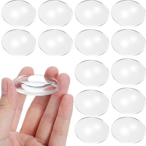 Portable Reading Magnifying Glass 20 x Magnifying Glass Convex Lens for Reading Cards Examining Jewelry and Repair Computers (1/5)