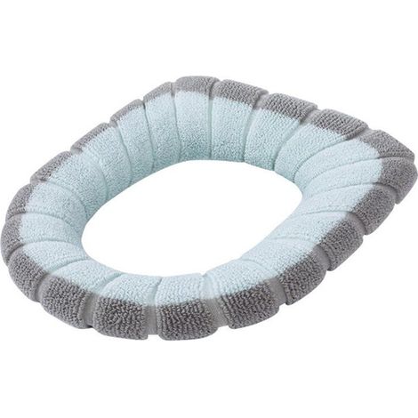 Funda de asiento de inodoro universal, cálida, suave y lavable, juego de cojines para decoración del hogar, funda de asiento de inodoro, accesorios para tapa de inodoro