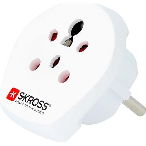 Adaptador Rese India / Israel / Dinamarca a Europa