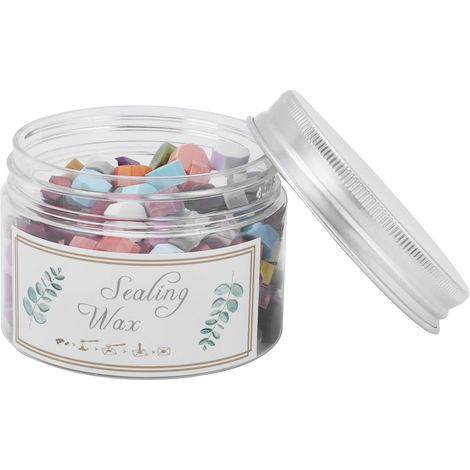 200 perles de cire à cacheter octogonales, lot de sceaux DIY en cire pour tampon (1/5)