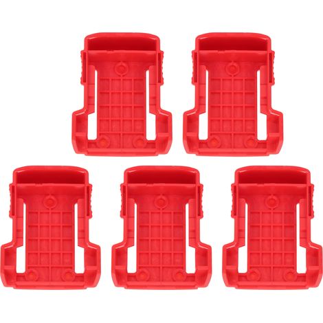 Support 5 piles, support de batterie lithium, dock de fixation pour M18 B4, M18 HB6, M18 HB12, modèle 48-11-1850, kit de montage, noir, robuste. (1/5)