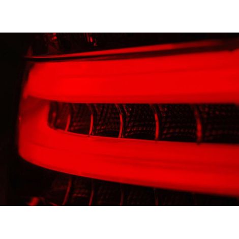 Paire de feux arriere BMW serie 3 E92 Coupe 06-10 LED BAR rouge fume (1/5)