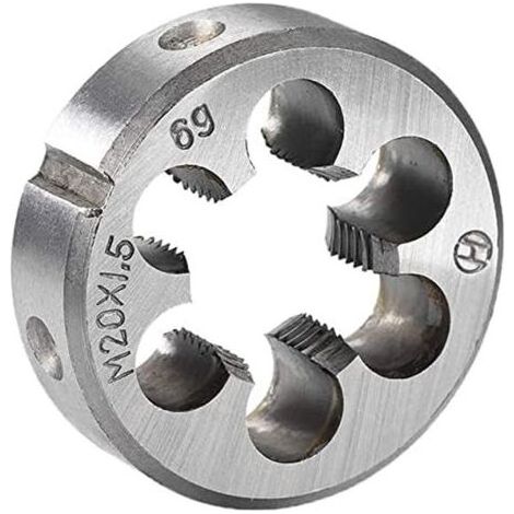 M20 x 1,5 Filière Filetage Droite Main Métrique Machine HSS Acier Haut Vitesse, dents de la main droite (1/5)