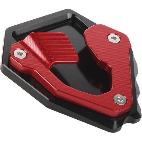 Support Elargi Patin de Béquille Plaque Extension Remplacement pour CRF1000L Africa Twin 2016-2019 Rouge (1/5)
