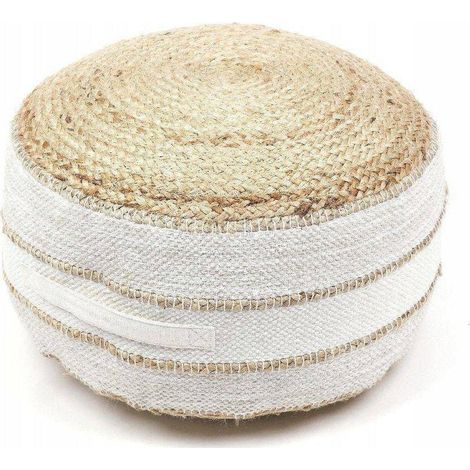 Today Modello Cotone Juta Pouf Beige 50 cm