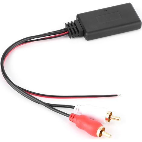 Universal Wireless Bluetooth Adapter, AUX 2 RCA Audio Jack, Car Radio Connector (1/5)