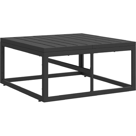 Maison Exclusive - Gartenmöbel Schwarz 70 x 70 x 32 cm Metall